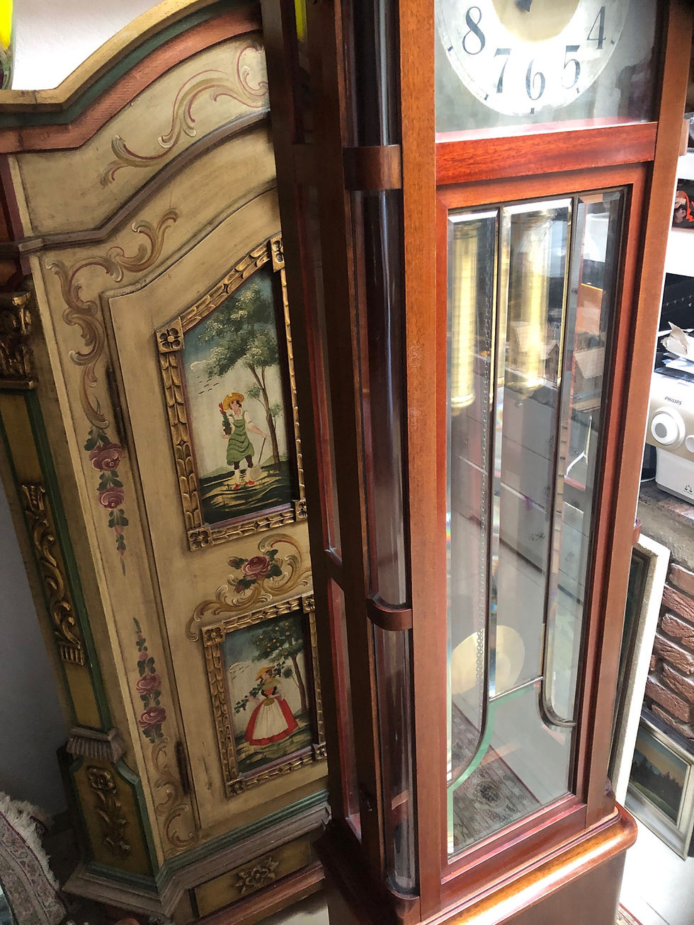 Thumbnail: Superb 1900-20 German Gustav Becker Grandfather Clock 