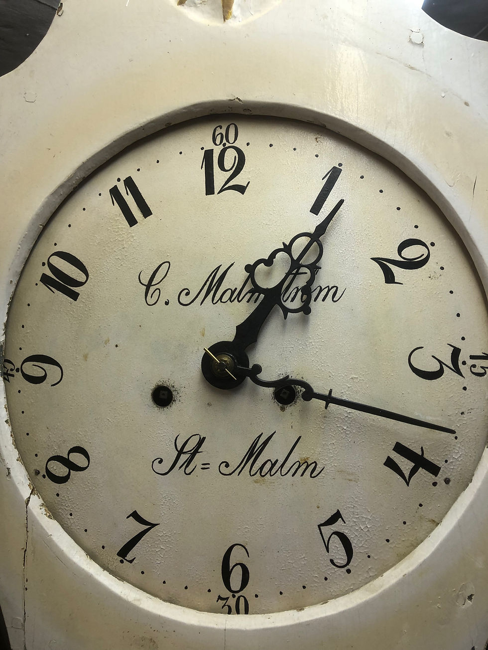 Thumbnail: Swedish Mora Grandfather Clock - White 1783