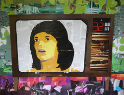 Trial by television art by Ray Monde