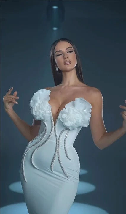 Thumbnail: GODDES LUXE WHITE DRESS