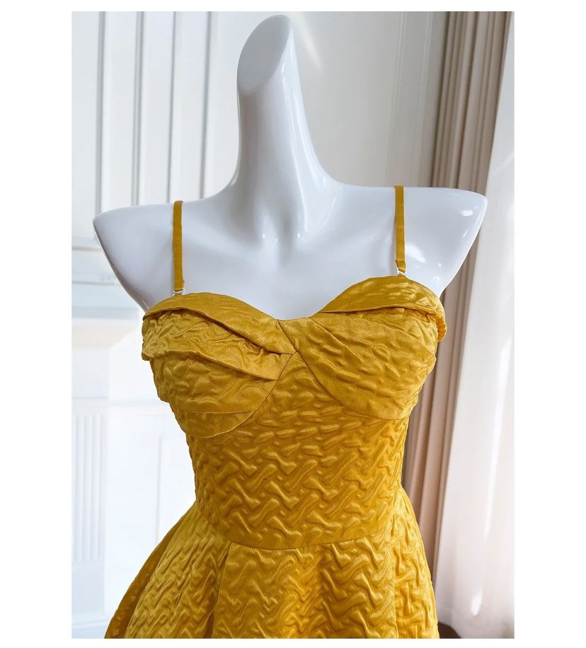 Thumbnail: PIWA YELLOW LUXE DRESS