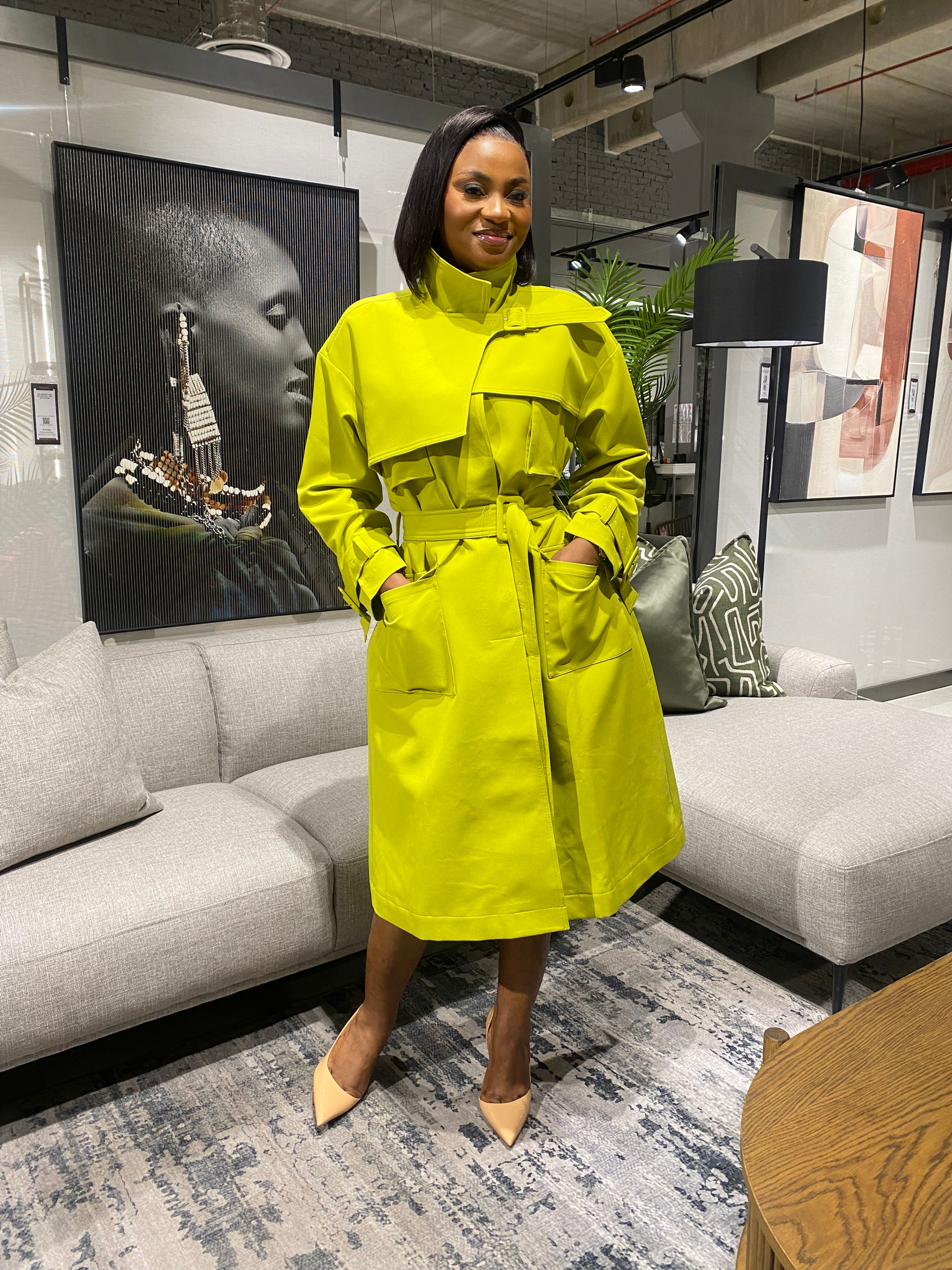 NKHABE LUXE TRENCHCOAT