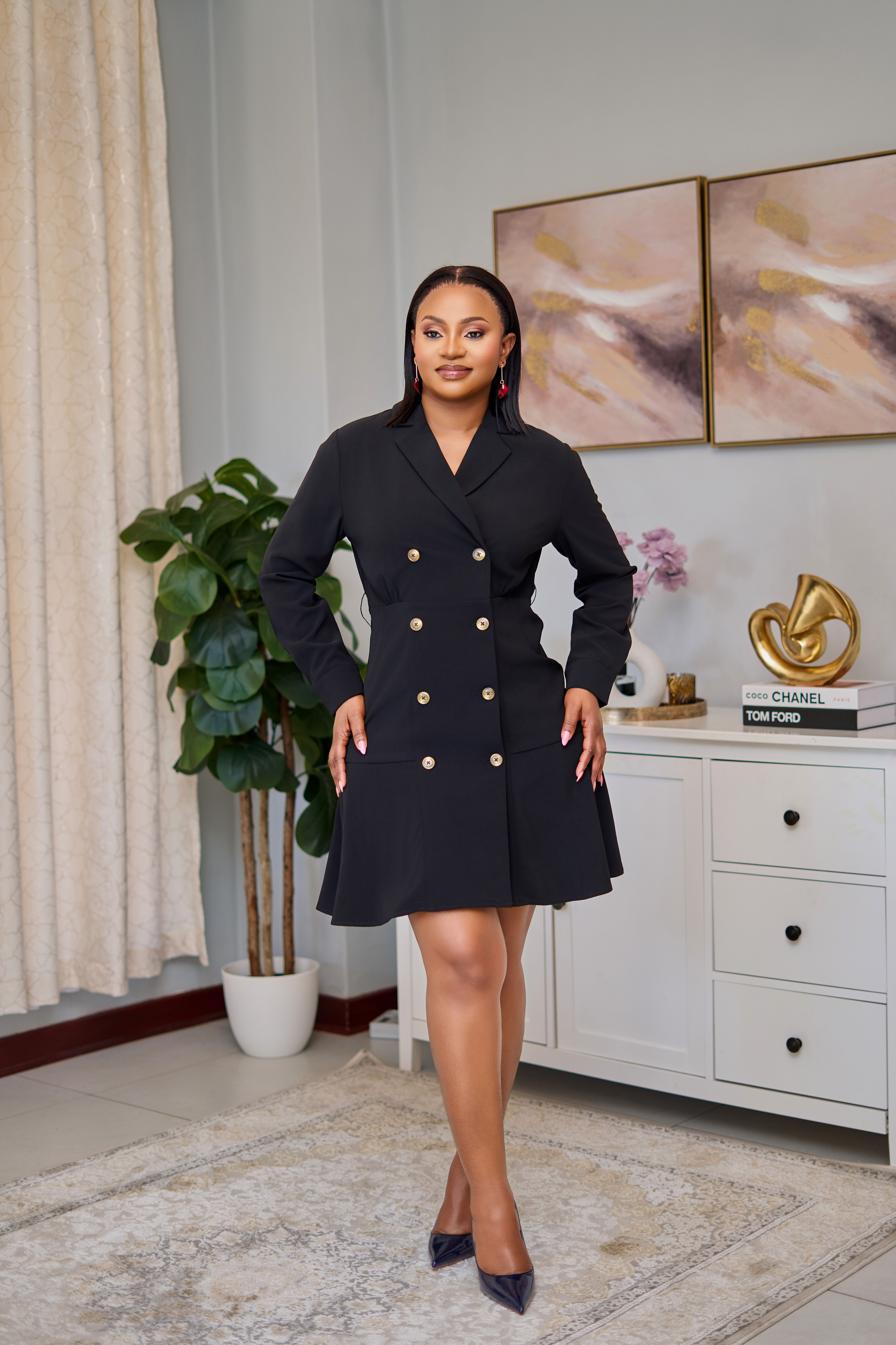 FANNIE LUXE BLAZER DRESS
