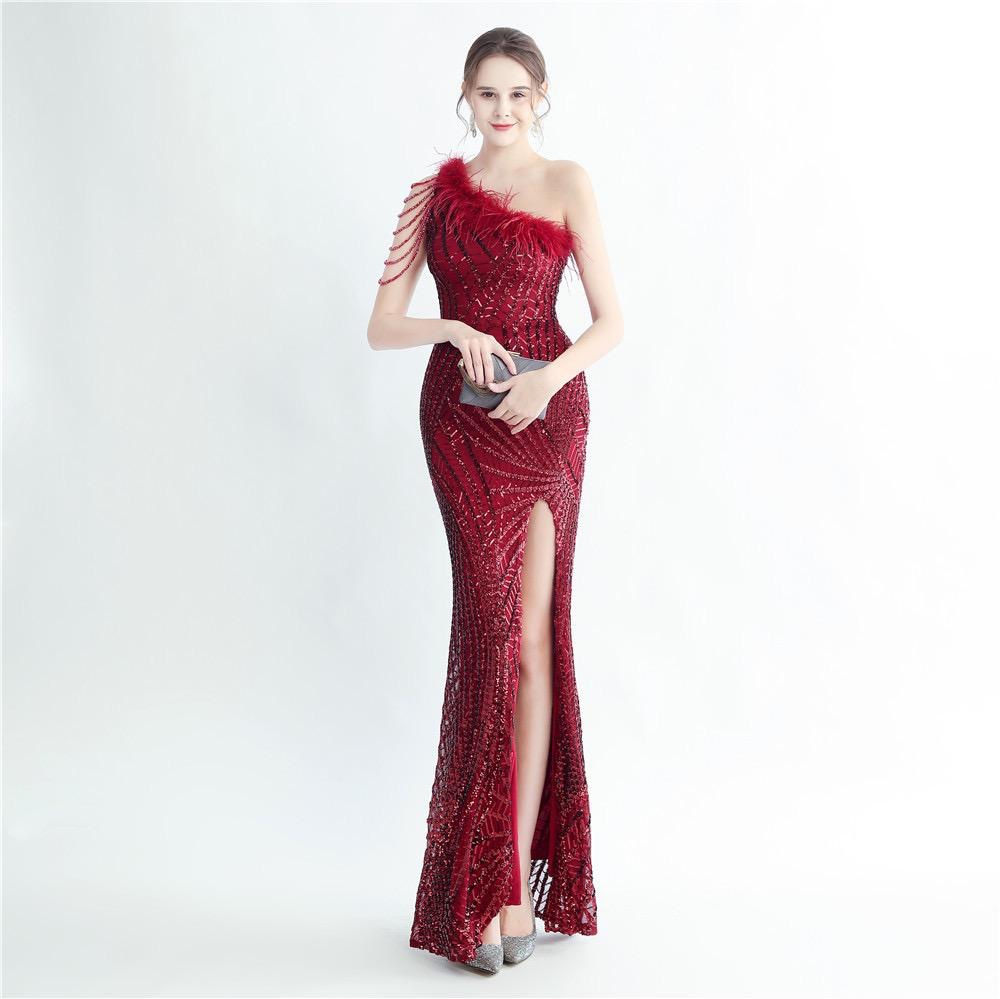 LAZE RED SEQUIN DRESS 