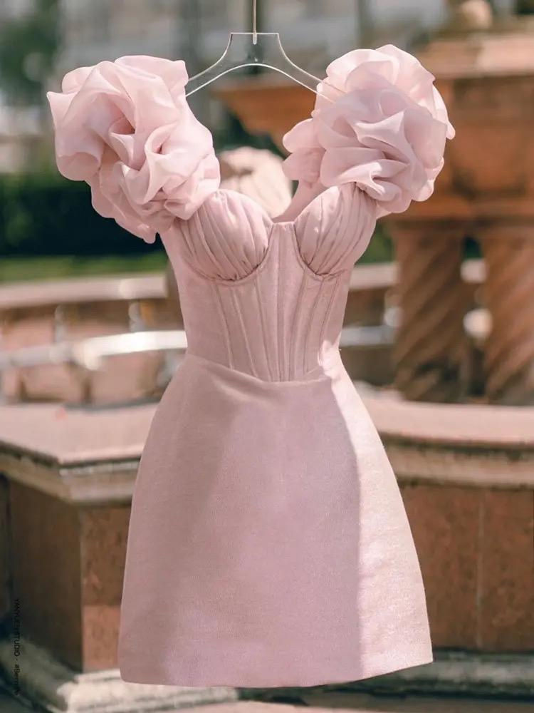 TYLA PINK LUXE DRESS