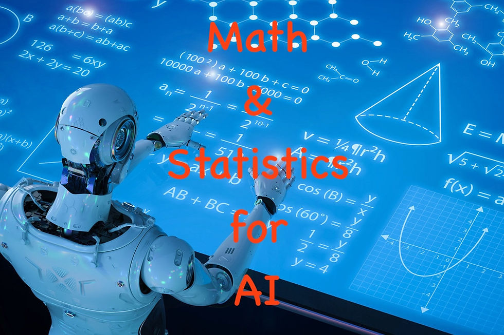 Math and Statistics for AI
