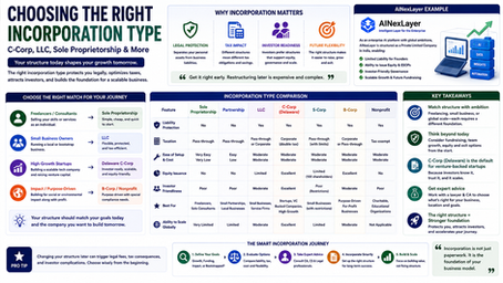 41 - Choosing the Right Incorporation Type: C-Corp, LLC, and Other Structures