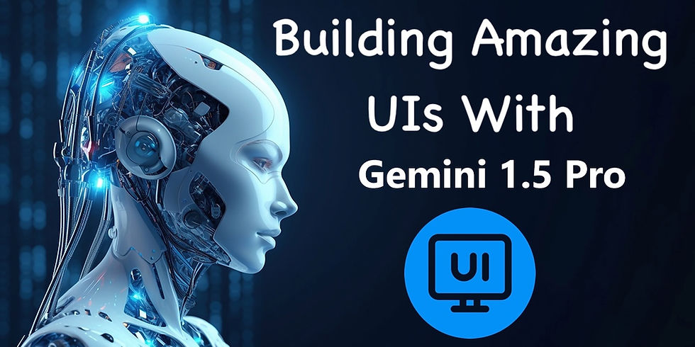 Amazing UIs with Google's Gemini 1.5 Pro