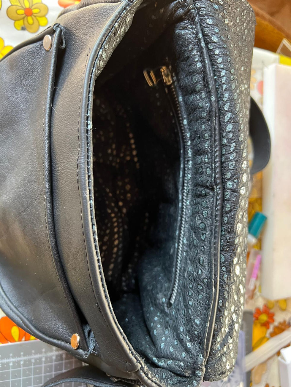 Sac à main en cuir avec bandoulière créé par RestorebyGalli