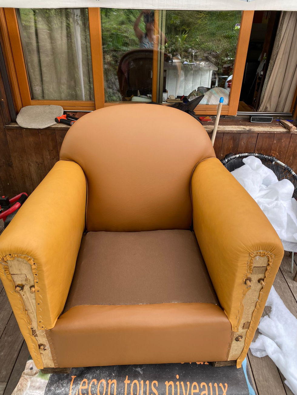 restauration fauteuil club