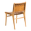 Thumbnail: Back view of Kama Chair, showcasing woven synthetic leather and a solid teak wood frame.