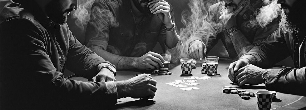 Men Playing Poker
