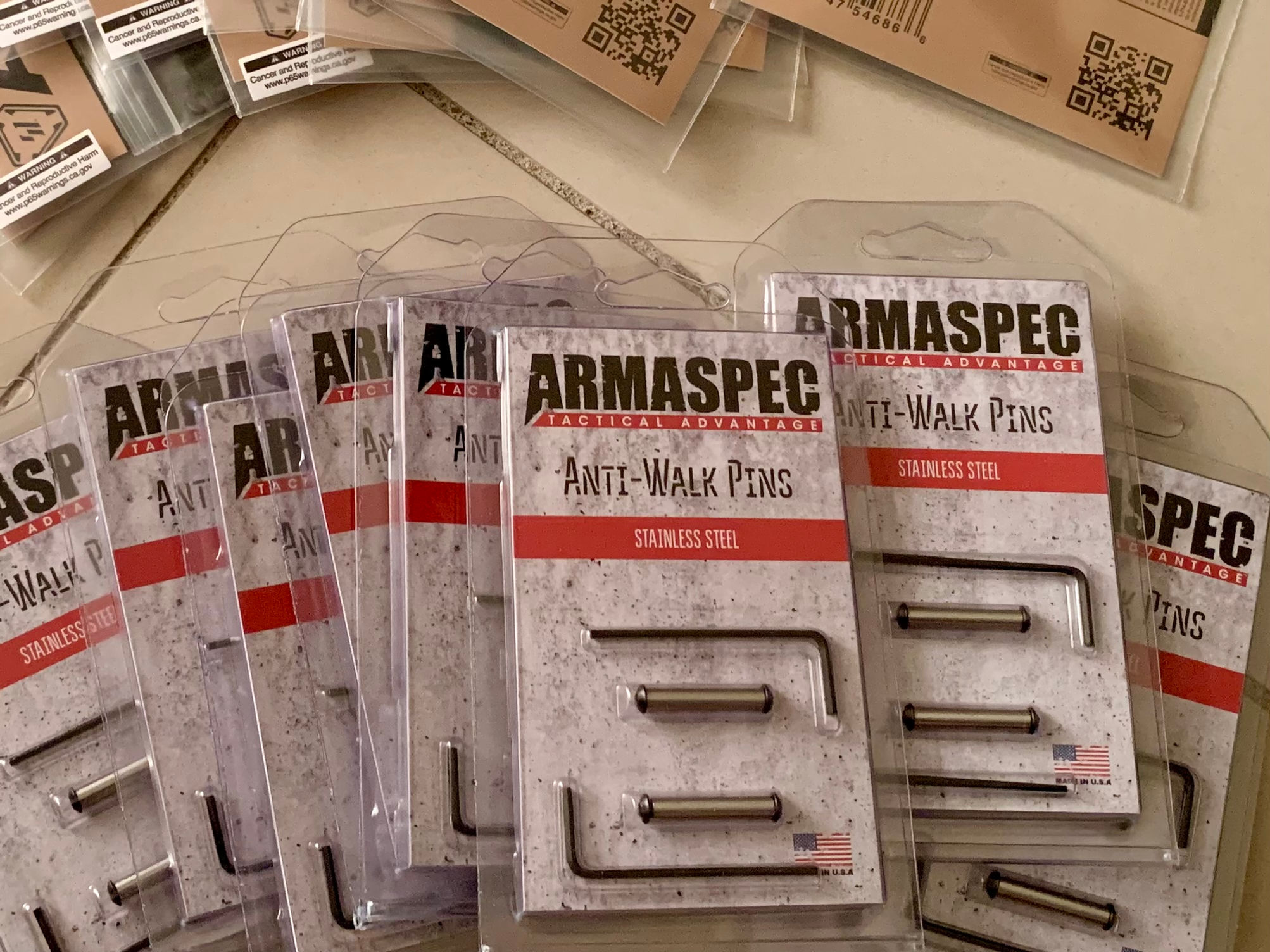 ARMASPEC - ANTI-WALK TRIGGER/HAMMER PINS W/ KEYS