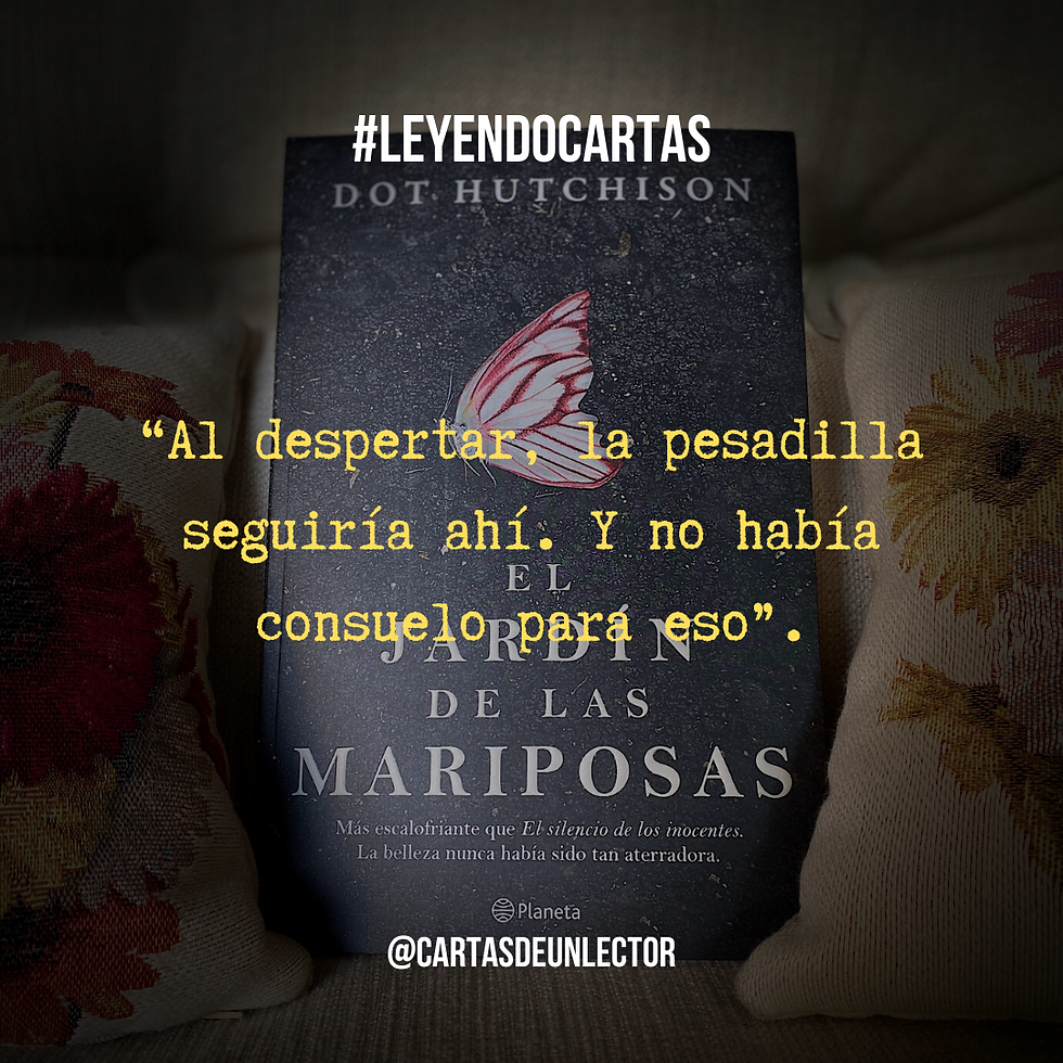 Frase El jardín de las mariposas