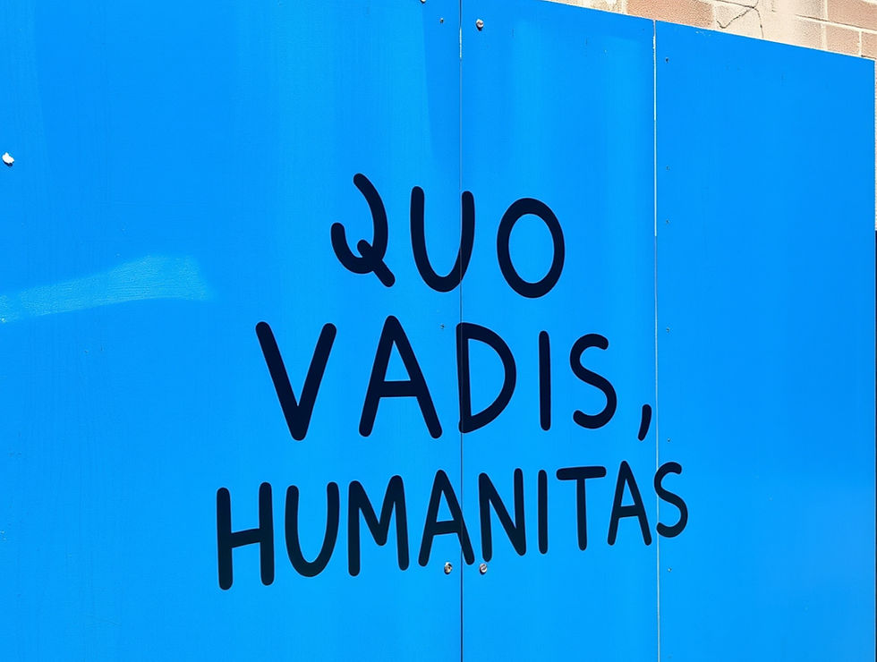 ‘QUO VADIS, HUMANITAS": a última entrada da rubrica ‘Sabes, leitor, que estamos ambos na mesma página’*