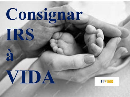 Sem qualquer custo para si,                    pode transformar o seu IRS em               apoio direto à vida.