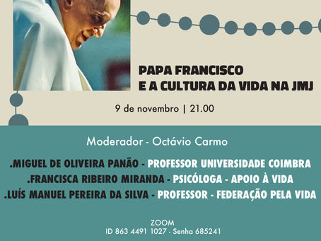 Papa Francisco e a Cultura da VIDA na JMJ