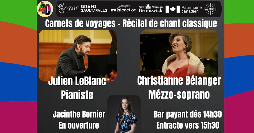 Christianne Bélanger et Julien LeBlanc - Ouverture avec Jacinthe Bernier