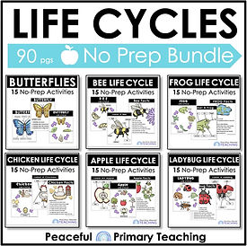 teaching-first-grade-science-life-cycles-activities-worksheets-lessons-centers-kids-easy-fun-bundle