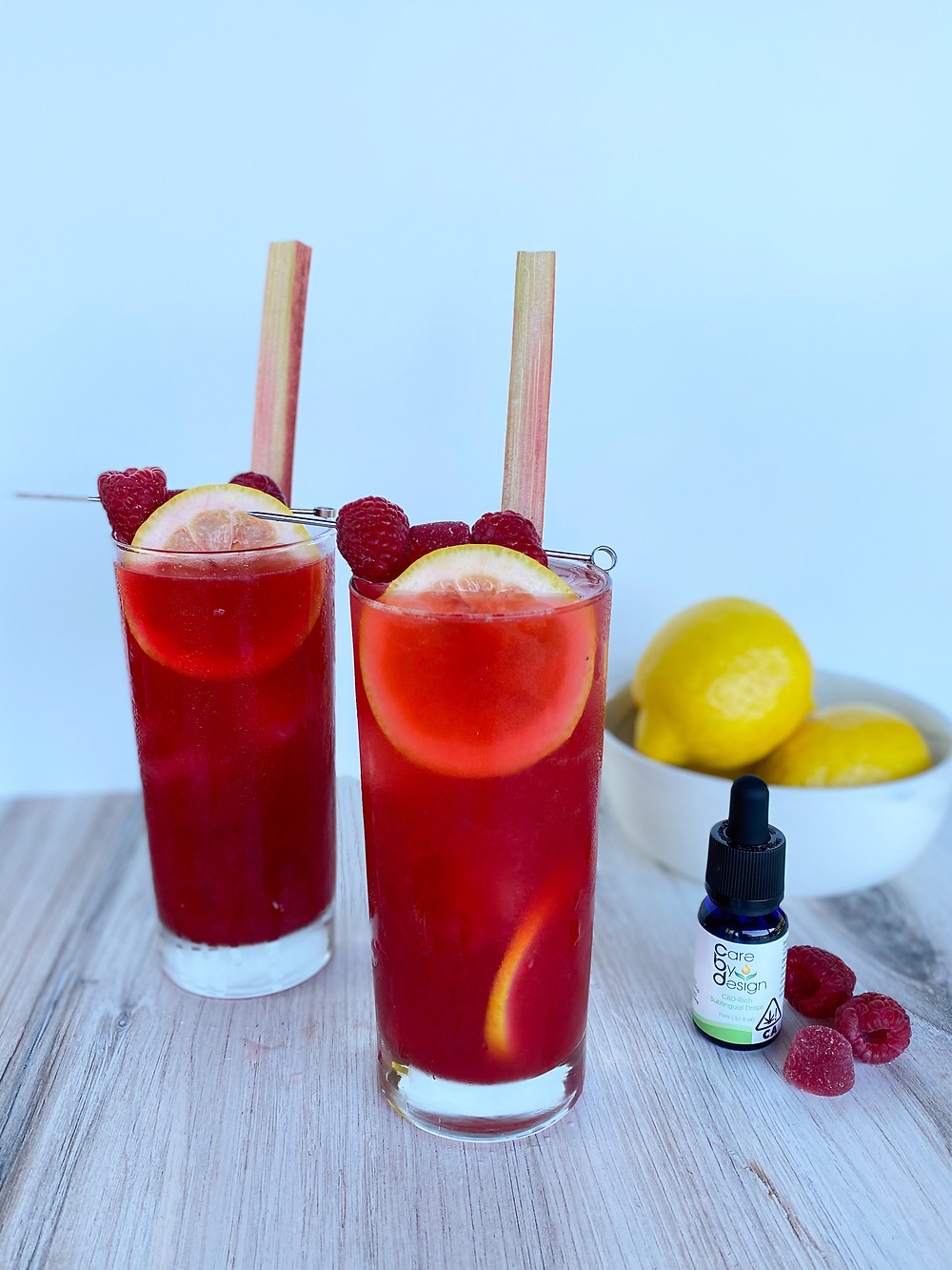 Cannabis-Infused Raspberry Rhubarb Palmer by Jamie Evans, The Herb Somm and Author of The Ultimate Guide to CBD