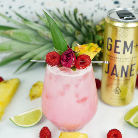 Yuzu Raspberry Rose Sparkling Colada