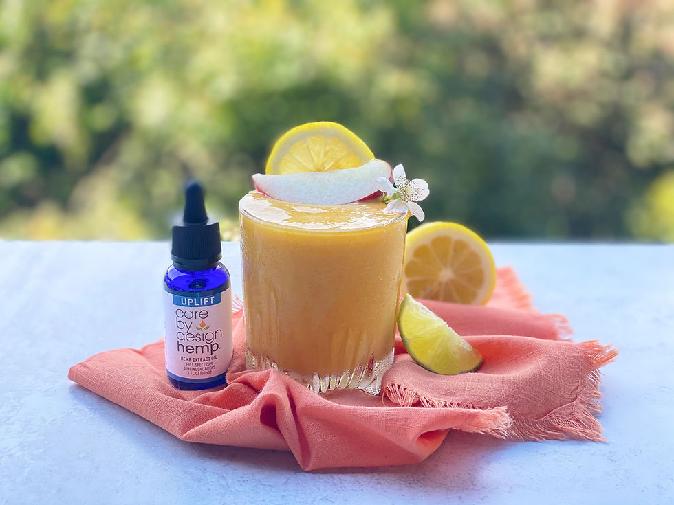 Care By Design Hemp Citrus Peach CBD Smoothie