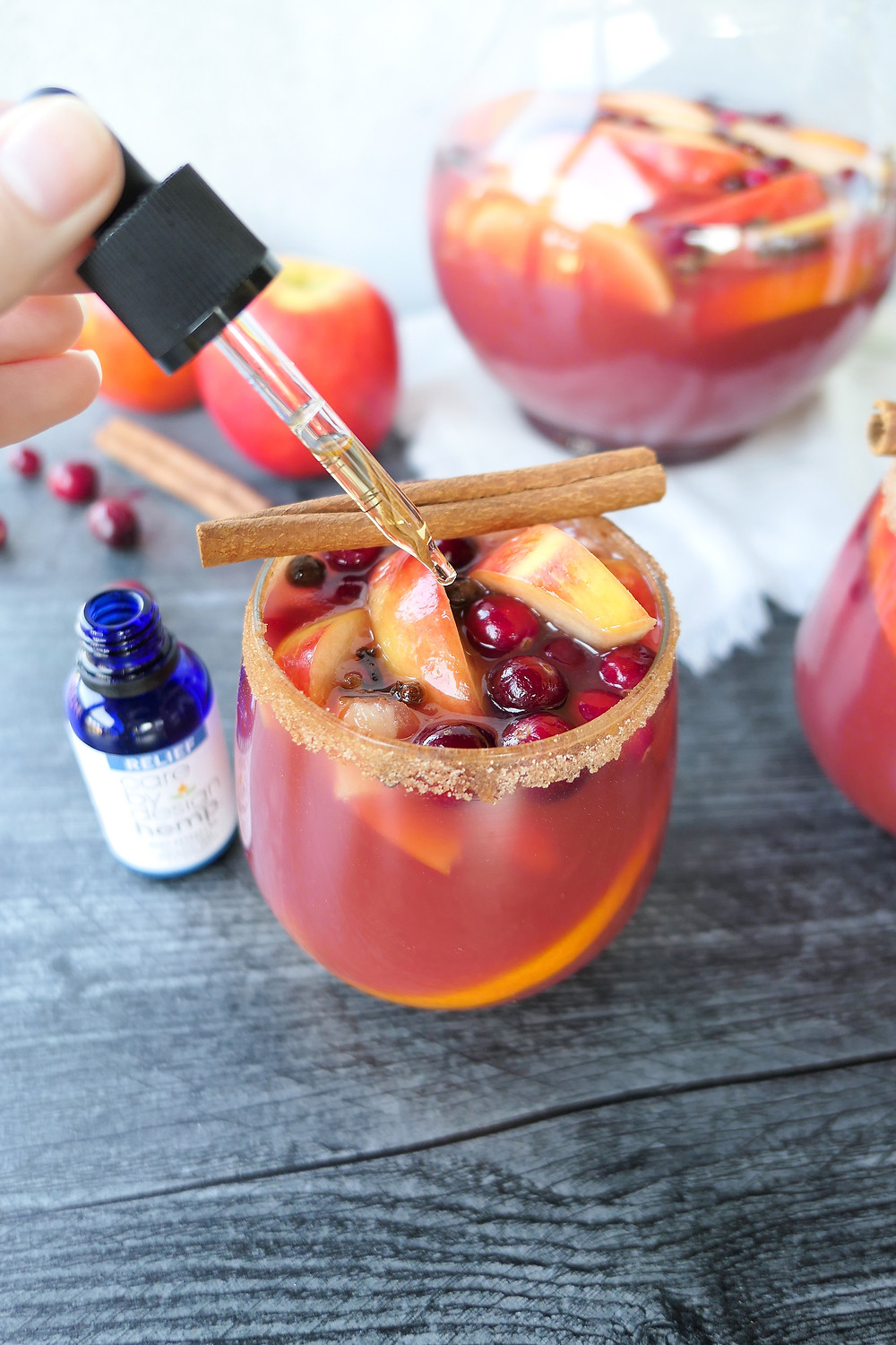 The Herb Somm's CBD Sangria Infused With Care By Design Hemp