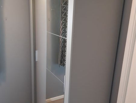 Assembled wardrobe. Happy customer