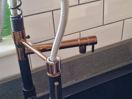 New kitchen tap fitted.