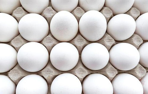 top-view-of-rows-of-white-chicken-eggs-in-a-cardboard-box-eggs-background-farming-concept-
