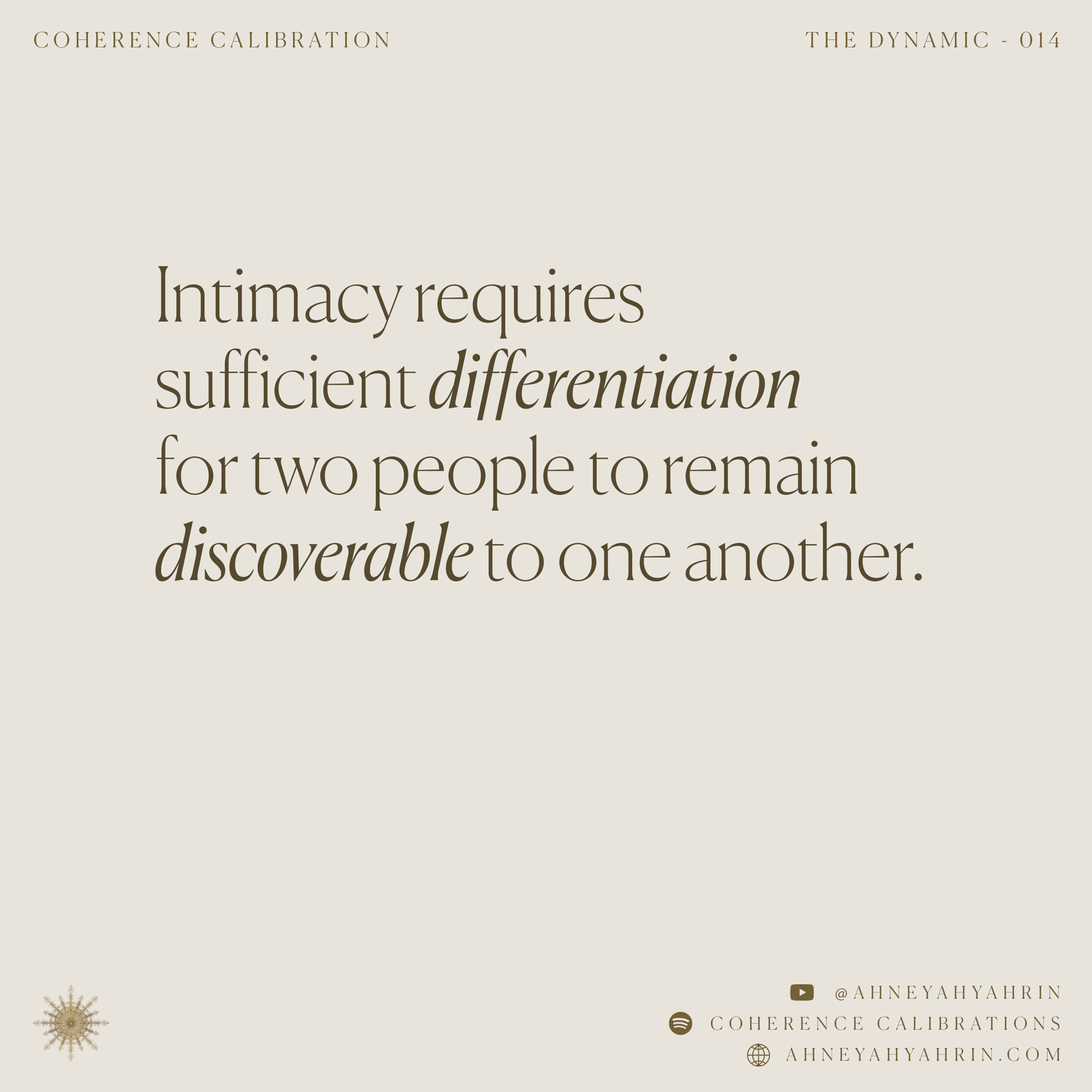 Essential Differentiation — Yahrin Clarity Statement™ | D014