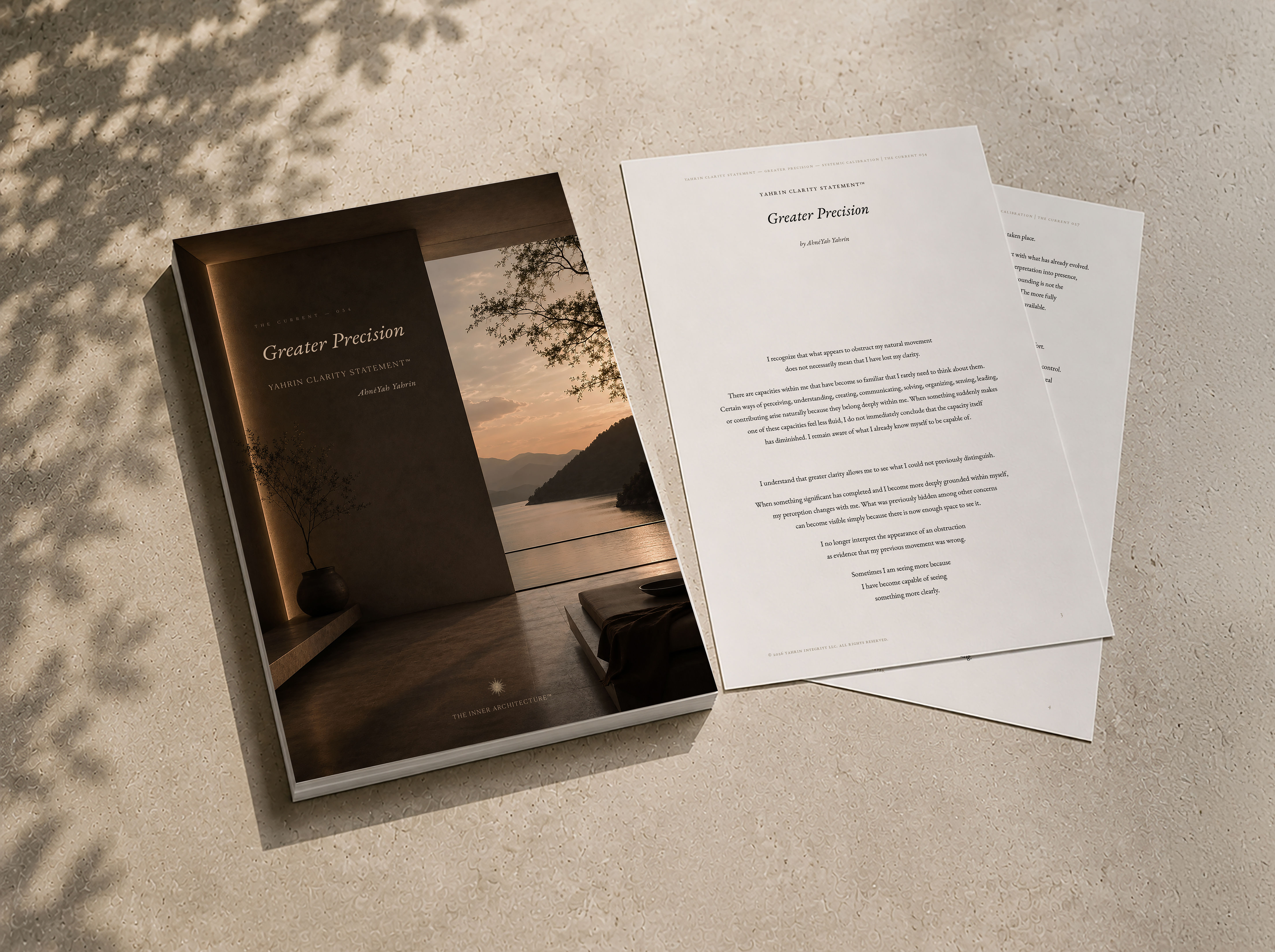 Greater Precision — Yahrin Clarity Statement™ | C034