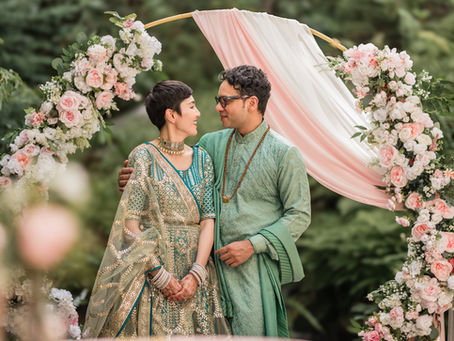 Seattle Hindu Wedding Photographer Captures Intimate Bellevue Residence Celebration | Bermet & Sonam