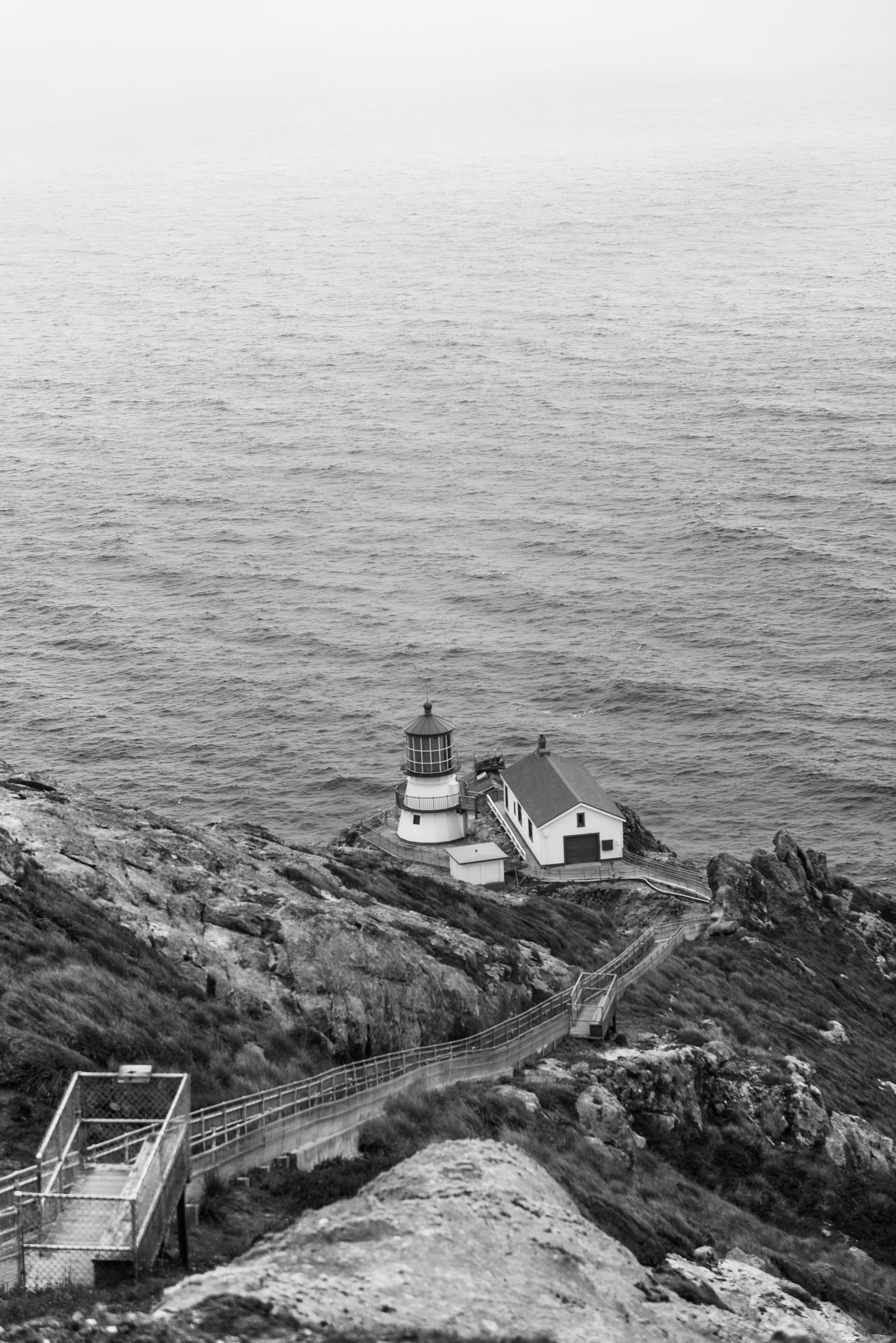 Monochrome Majesty: San Francisco's Coastal Sentinel