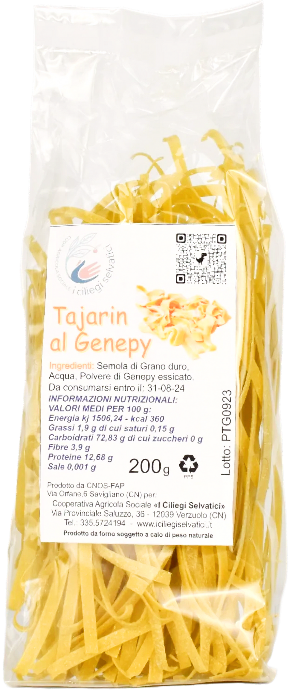 Tajarin al Genepy - I Ciliegi Selvatici