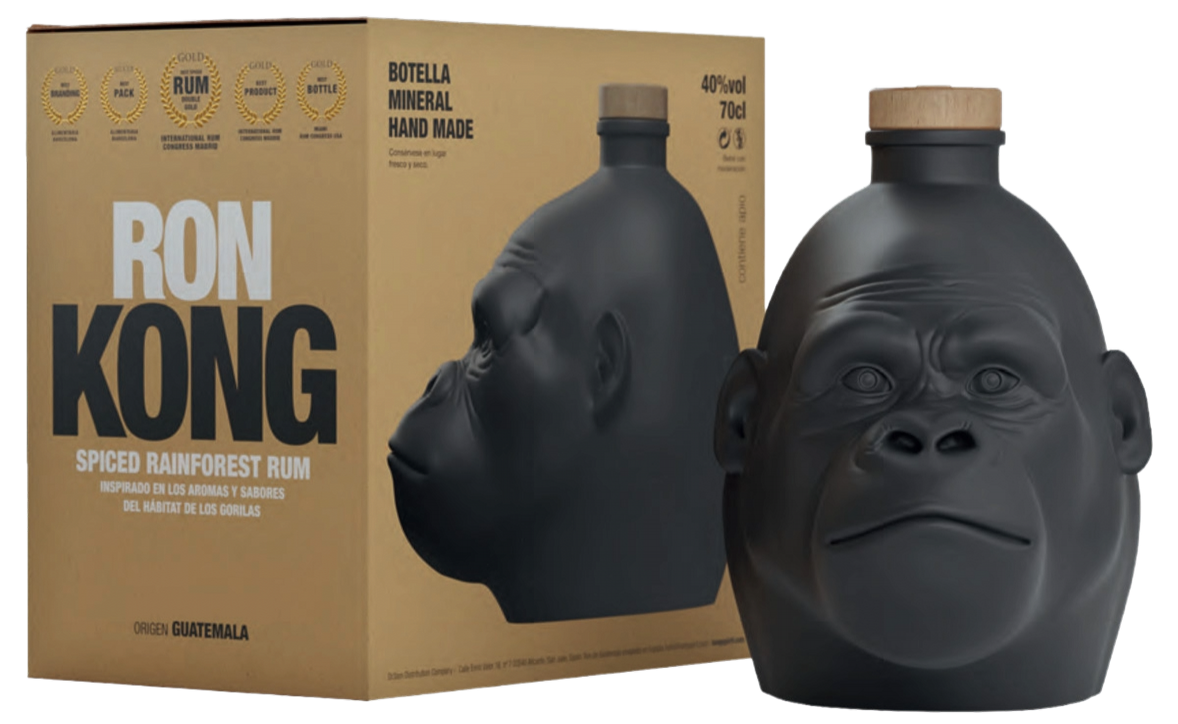 Spiced Rainforest Rum 12YO - Ron Kong