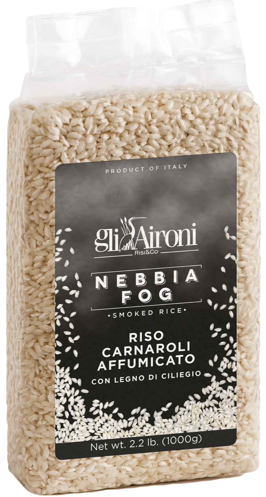 Riso Carnaroli Affumicato Nebbia Fog - Gli Aironi