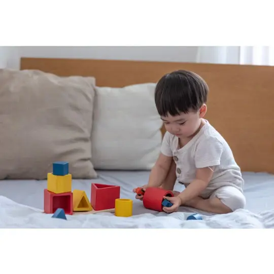 Thumbnail: PlanToys Nesting Puzzle Unit Plus