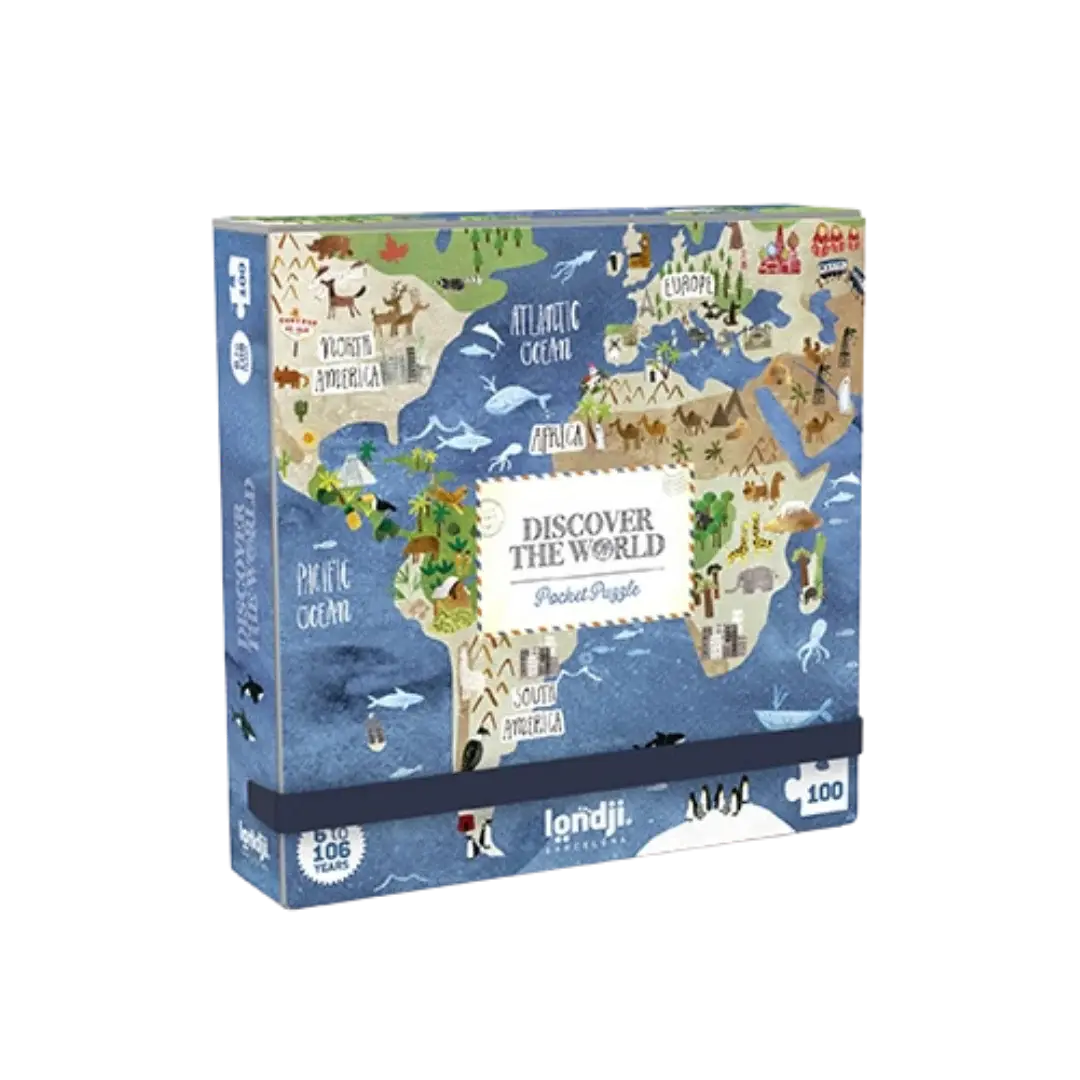Londji Discover the World - Pocket Puzzle