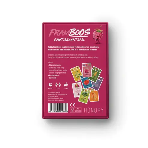 Thumbnail: Book Hongry Framboos Emotiekaartspel