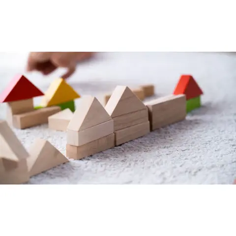 Thumbnail: PlanToys Colorful 40 Unit Blocks