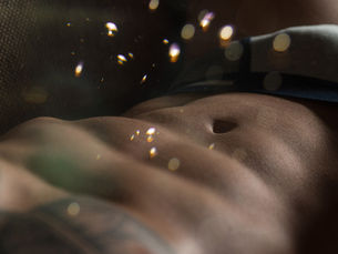 close up of a healthy male torso
