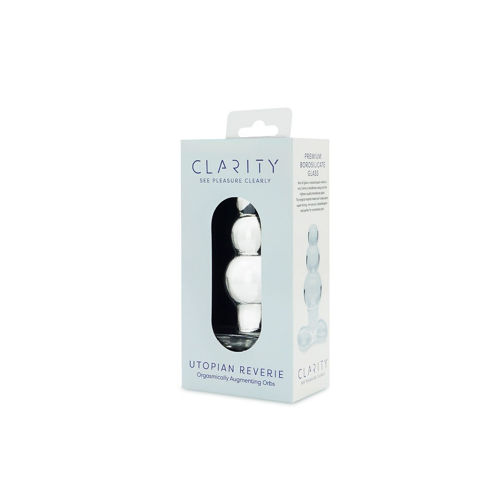Thumbnail: Clarity - Glass Dildo - Utopian Reverie - Butt Plug