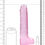 Thumbnail: Real Rock Crystal Clear 9" Realistic Dildo With Balls - Pink