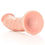 Thumbnail: Real Rock - Curved Realistic Dildo with Suction Cup 7" - Flesh Pink