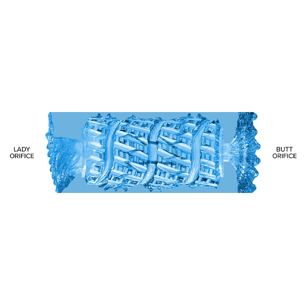 Thumbnail: Fleshlight Quickshot - Alien Blue Metallic Lady/Butt