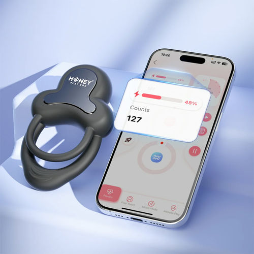 Thumbnail: Honey Play Box – Anello – Vibrating Double Cock Ring (App Controlled)