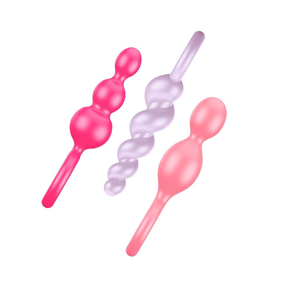Thumbnail: Satisfyer Butt Plugs (Coloured set of 3)