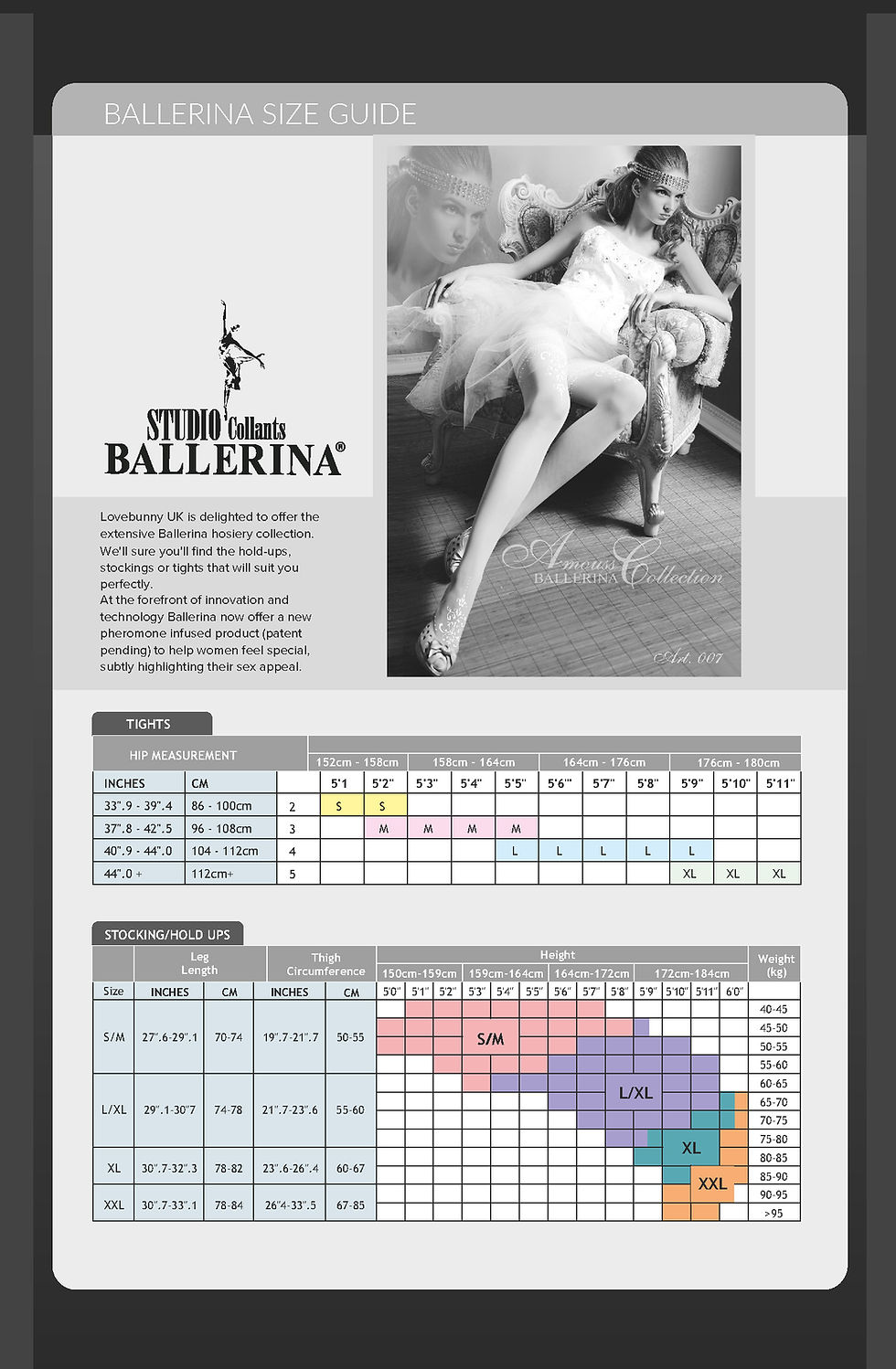 Thumbnail: Ballerina 314B Hold Ups Nero (Black)