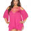 Thumbnail: Shirley of Hollywood X3257 Sleepshirt Magenta